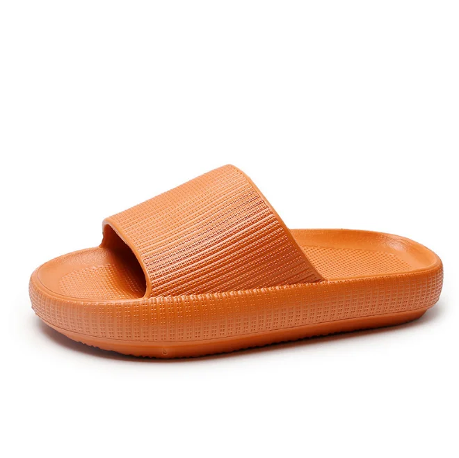 

red slippers men slippers sandals female summer cross border lovers home cool slippers soft bottom rubber plastic EVA home slip