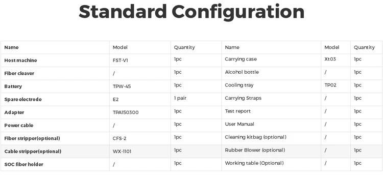 Tumtec FST-V1/FST-Q3 Fiber Optic Splicing Machine Fusion splicer Machine