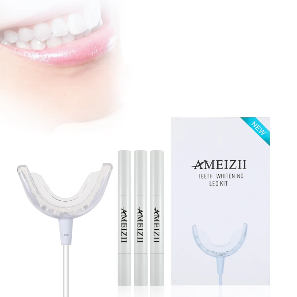 

Amazon Bestseller Wired LED Light Smile Teeth Whitening Kit Lampe Blanchiment Dentaire Tooth Whitener Dental Tray Tooth Cleaner