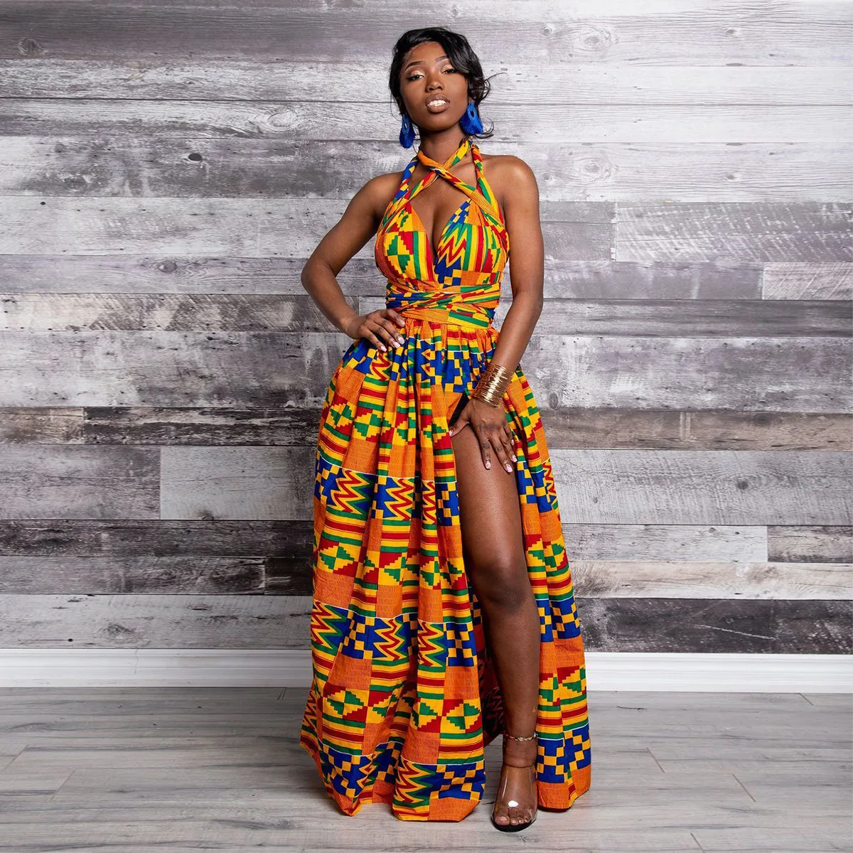 

2020 Traditional African Dress Hot African Print Maxi Skirt Women  African Dresses, Picture color
