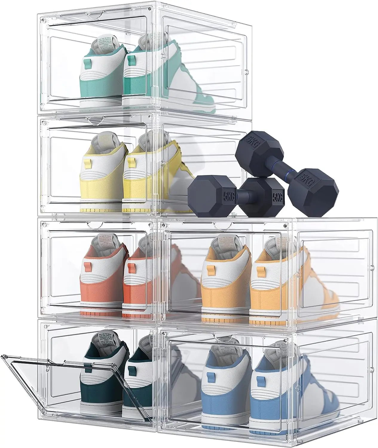 Plastic Foldable Rectangle Wardrobe Organizer Save Space PP Injection-Molded