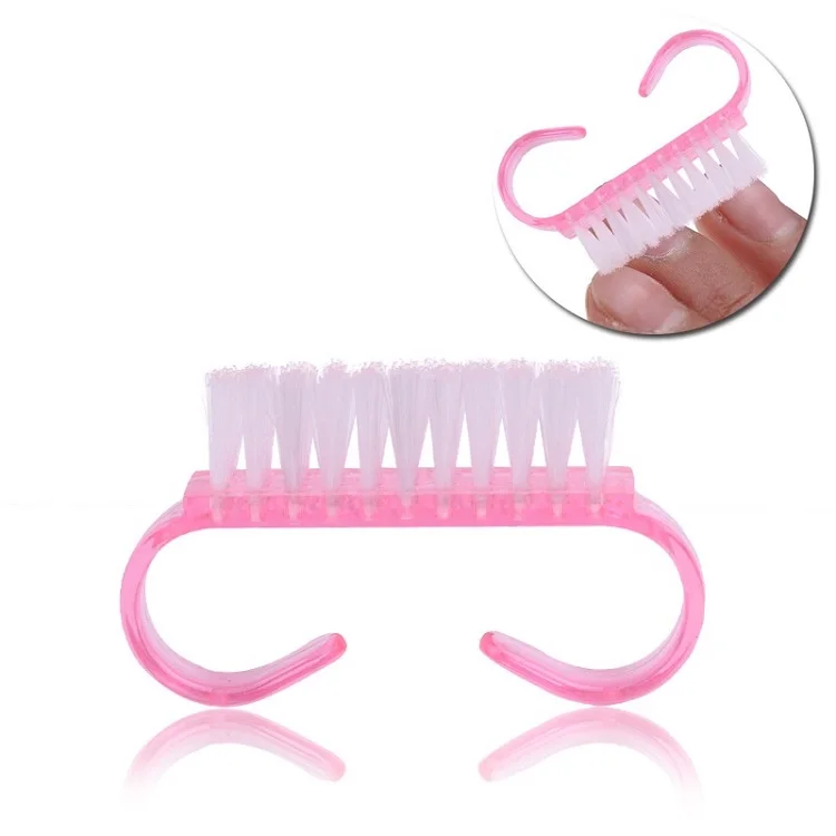 
Plastic Nail Art Cleaning Brush Make Up Washing Manicure Pedicure Small Nail Brush 