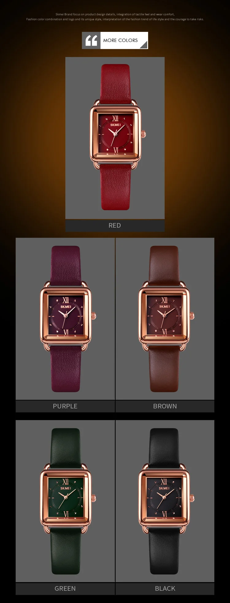 SKMEI 1702 Luxury Watch For Women description image 3