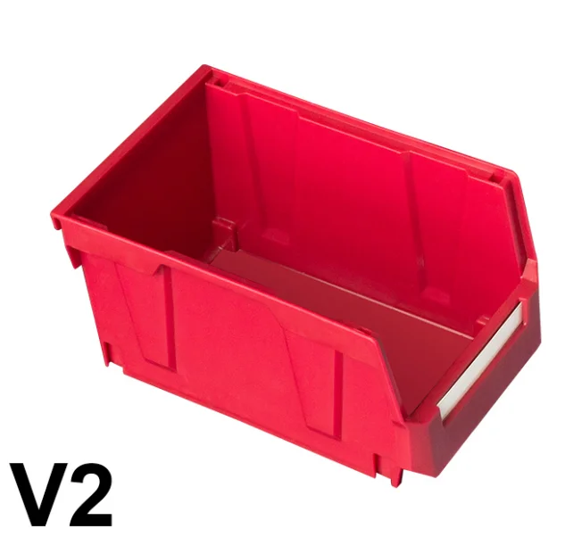 

V2 PARTS BIN 20PCS | Heavy Duty Mountable Stacking Nesting Hanging Bin for Parts Storage Container For Small Parts