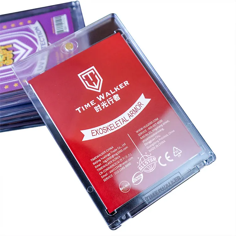 

Time Walker Brand 35PT Card Bricks Holder UV Protection Trading Sports Storage Hold Plastic Card Pack Card Sleeve Protectors