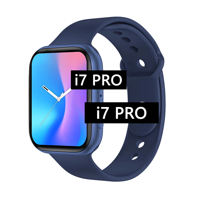 

2022 Smartwatch i7Pro Life Waterproof T100 Plus T100Plus Reloj Inteligente Iwo Series 7 Smart Watch i7 Pro, Colorful