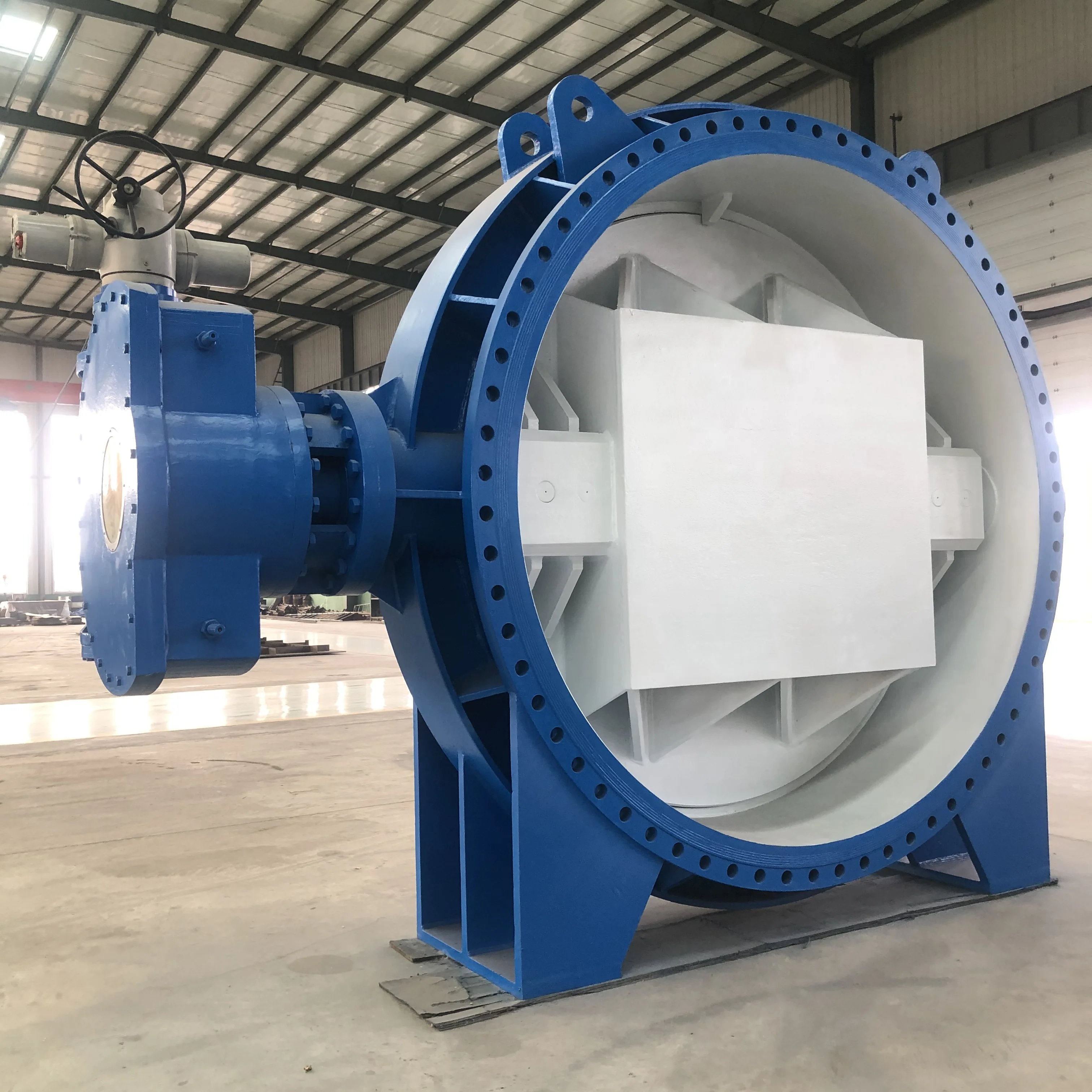 
D942X DN300 Double Eccentric Hard Seal Butterfly Valve 