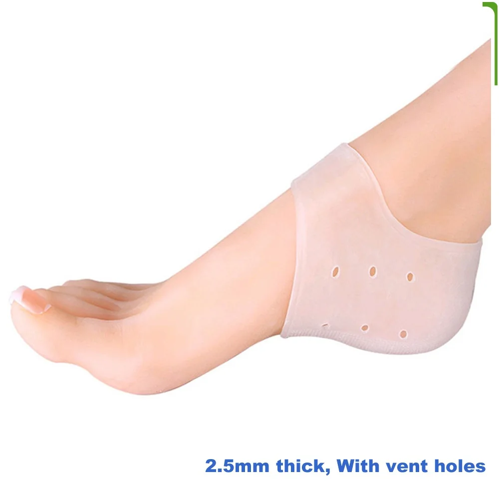 

Moisturizing silicone Gel Heel Socks Heel Protector for Dry Cracked