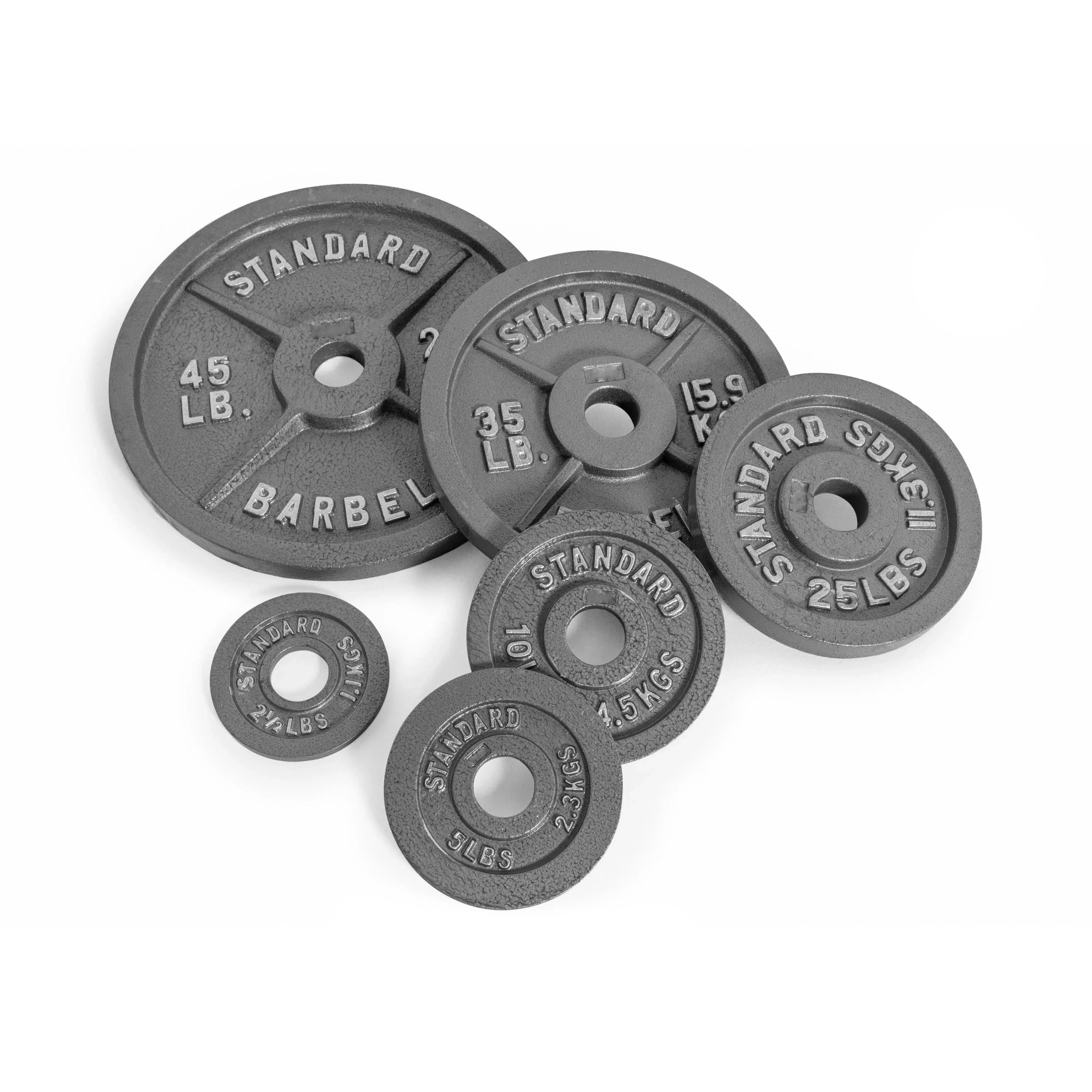 

Beyond Sport Commercial Gym Fitness Gym Equipment Bodybuilding Barbell Discs Performance Plate Weight Plate Bumper Plate, Silver