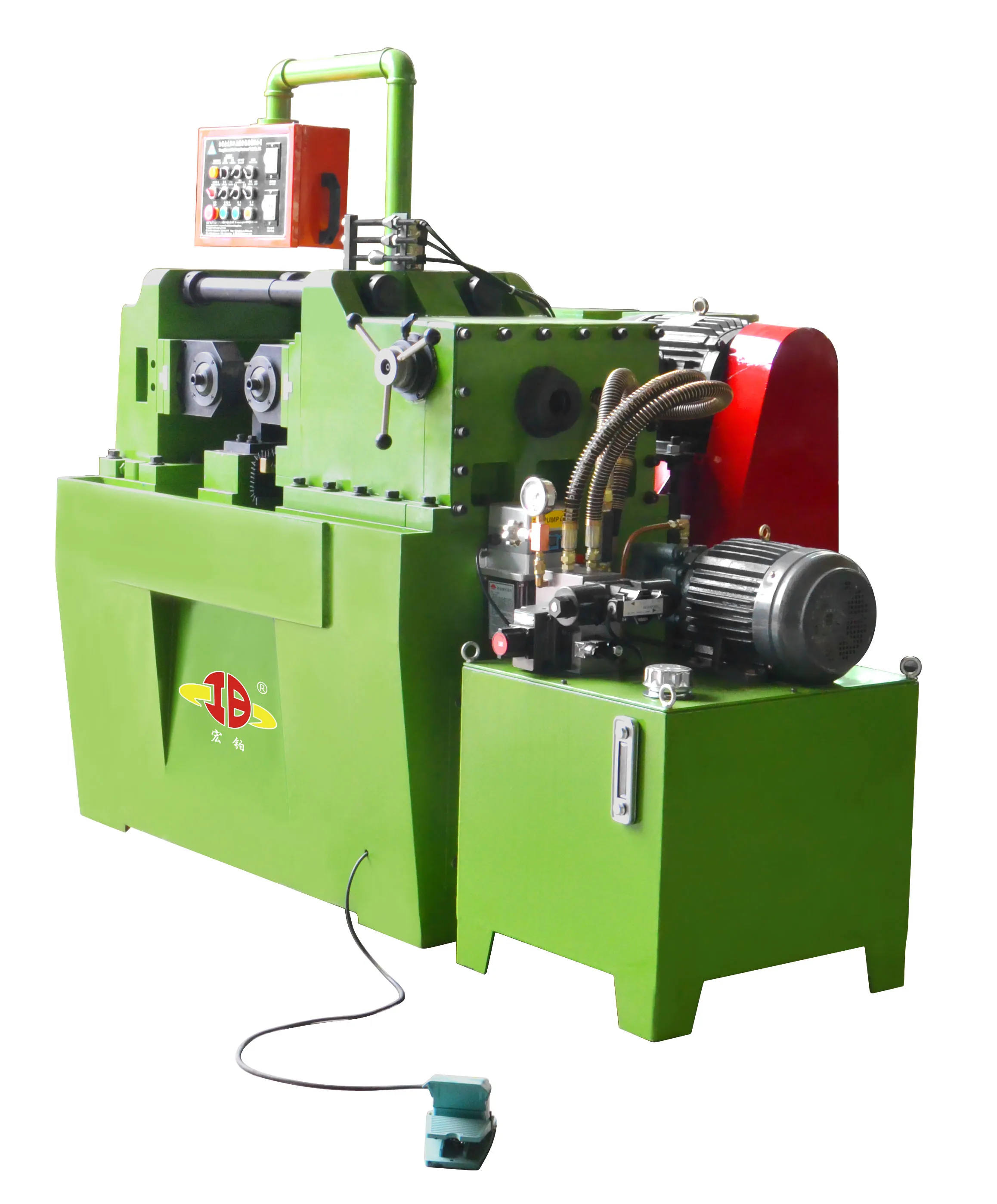 
Hongbo HB-50 Automatic two-shaft hydraulic rebar Thread Rolling Machine price In China diameter 6-50mm 