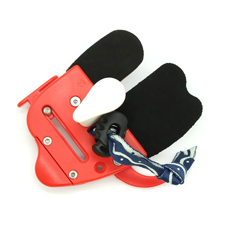 

DECUT MIXHAR Left and Right Hand Archery Finger Guard, Red black blue