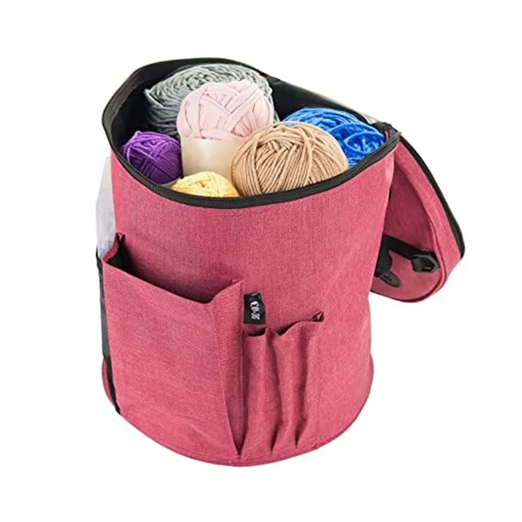 

Mother's Day Gift Knitting Bag Yarn Storage Tote Organizer for Carrying Skeins Knitting Needles and Crochet Hooks