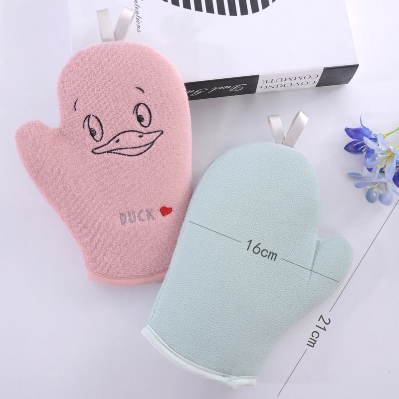 

Factory Direct Sale New Terry Children Baby Universal Cartoon Thumb Shower Gloves Fine Sand Bath Gloves
