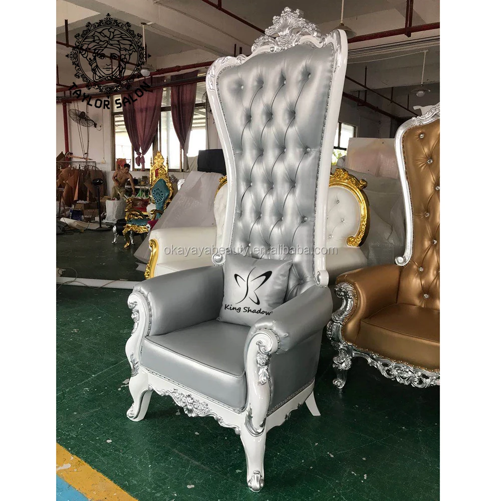 

luxury royal queen chair wedding bridal chairs high back manicure spa pedicure chair