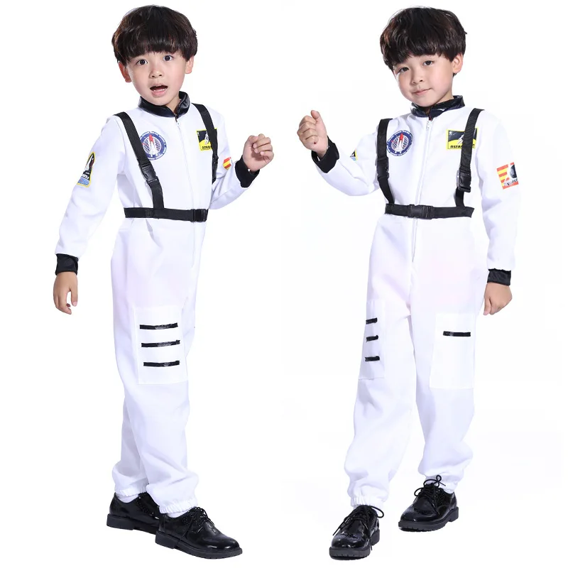 Astronaut Boys Jumpsuit Kids Space Suit Fancy Dress Customizable ...