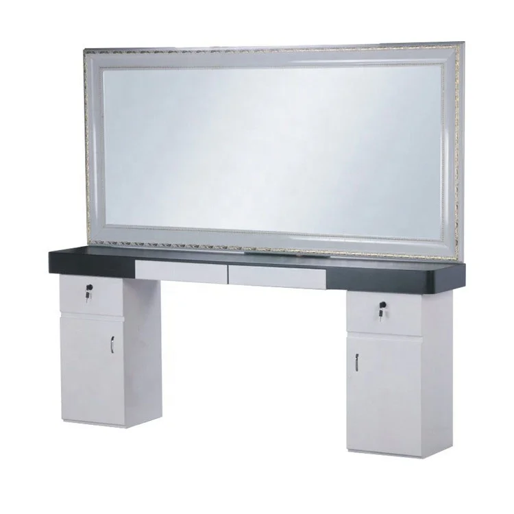 

Hot sales Bathroom Mirror With Shelf Hair Salon Mirror, Customized