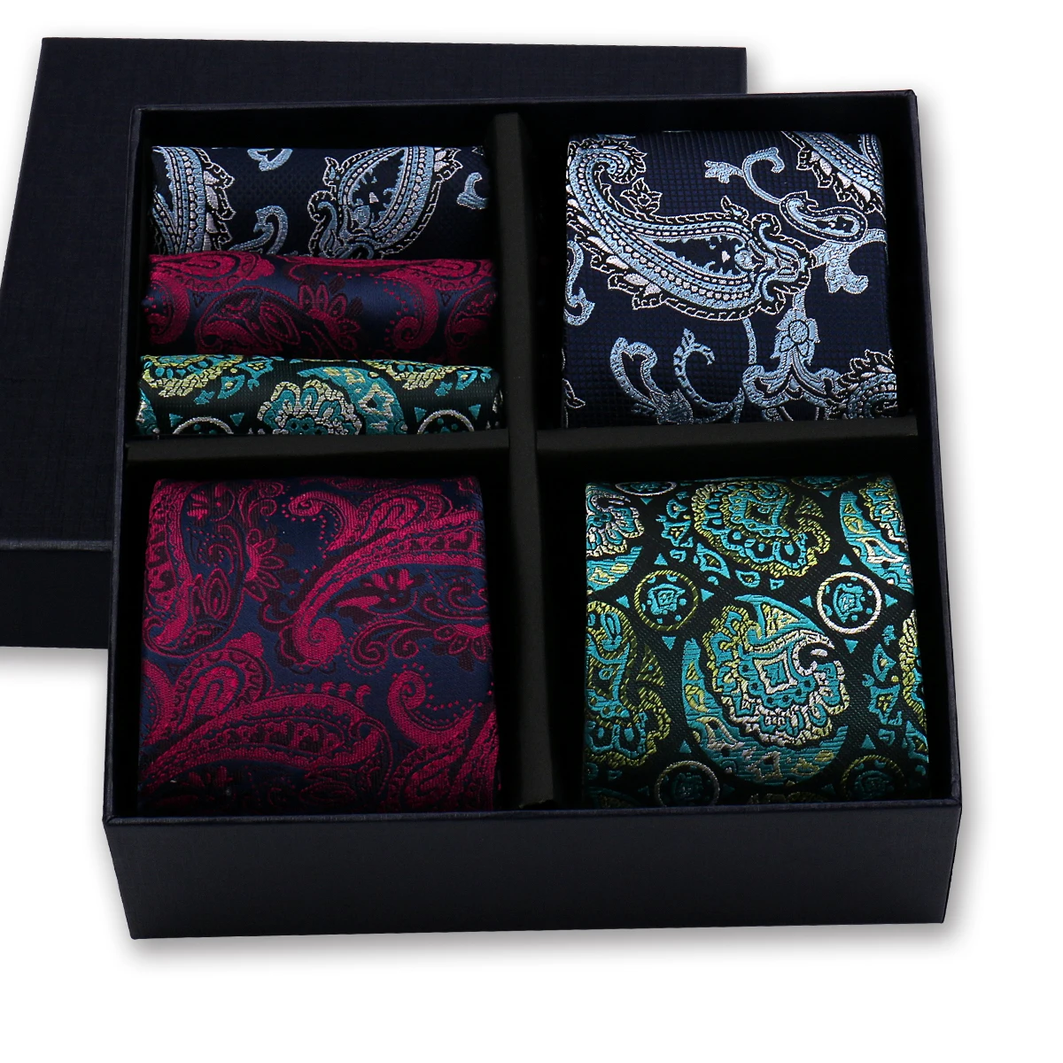 Jacquard Woven Tie Pocket Square Set