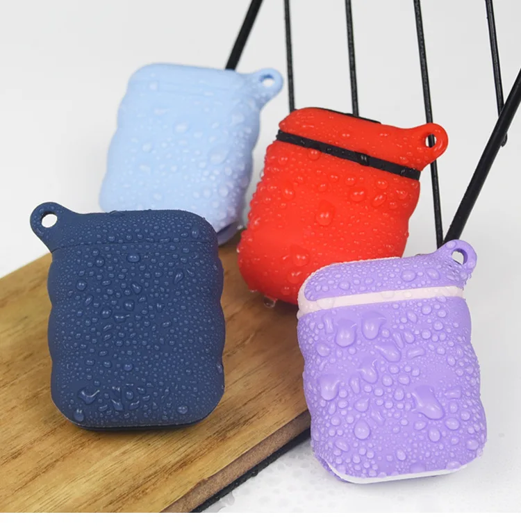 

BOORUI Wholesale Silicone Waterproof Case Cover For Airpods 1&2 Case
