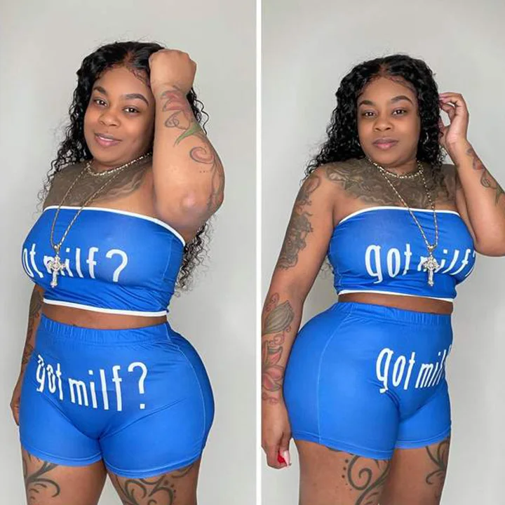 

Biker Candy Booty Short Set Wholesale Snack Clothes Sets Fruit Women short Shorts Plus size Bra Fashionable Sexy