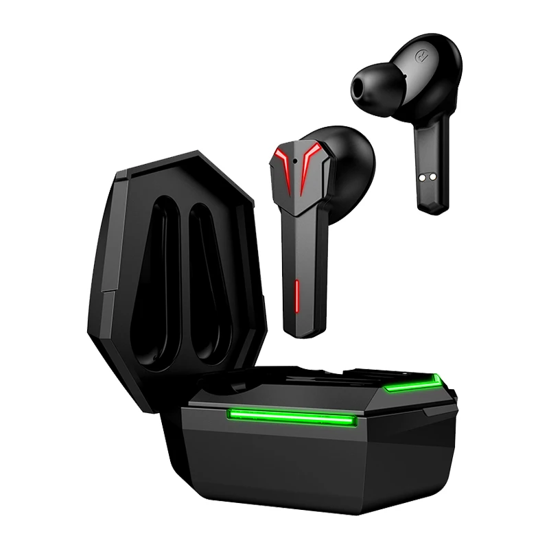 

2021 hot-selling product Q33 Gaming Bt 5.0 TWS Amazon brand with mobile power adaptable to smart phones, Black