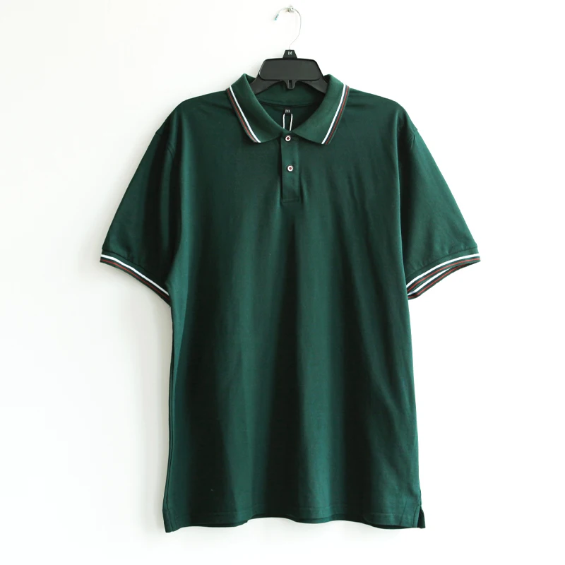 

New style short sleeve green men's polo shirt men's casual polo shirt