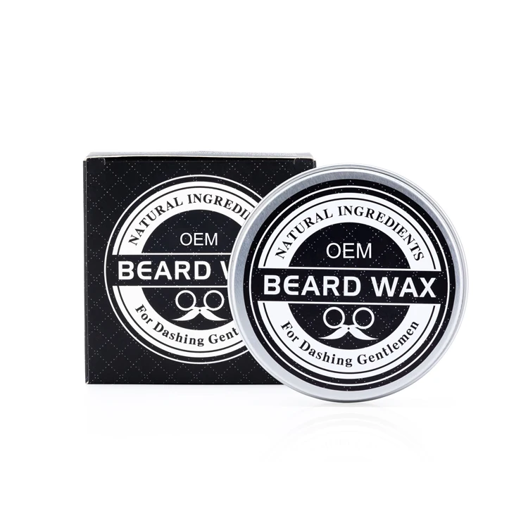 

Natural Organic OEM/ODM Beard Balm Styles Strengthens Foftens Beards Wax for Men, Pale yellow