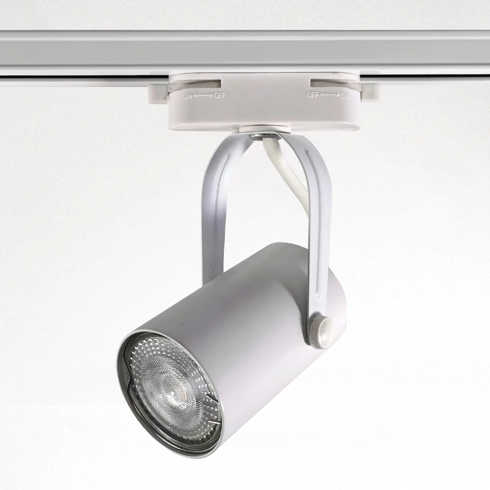 Super Long life White Black Surface Mounted Adjustable Ceiling LED Track Lamp Fixture GU10 30W LED Track Light Housing