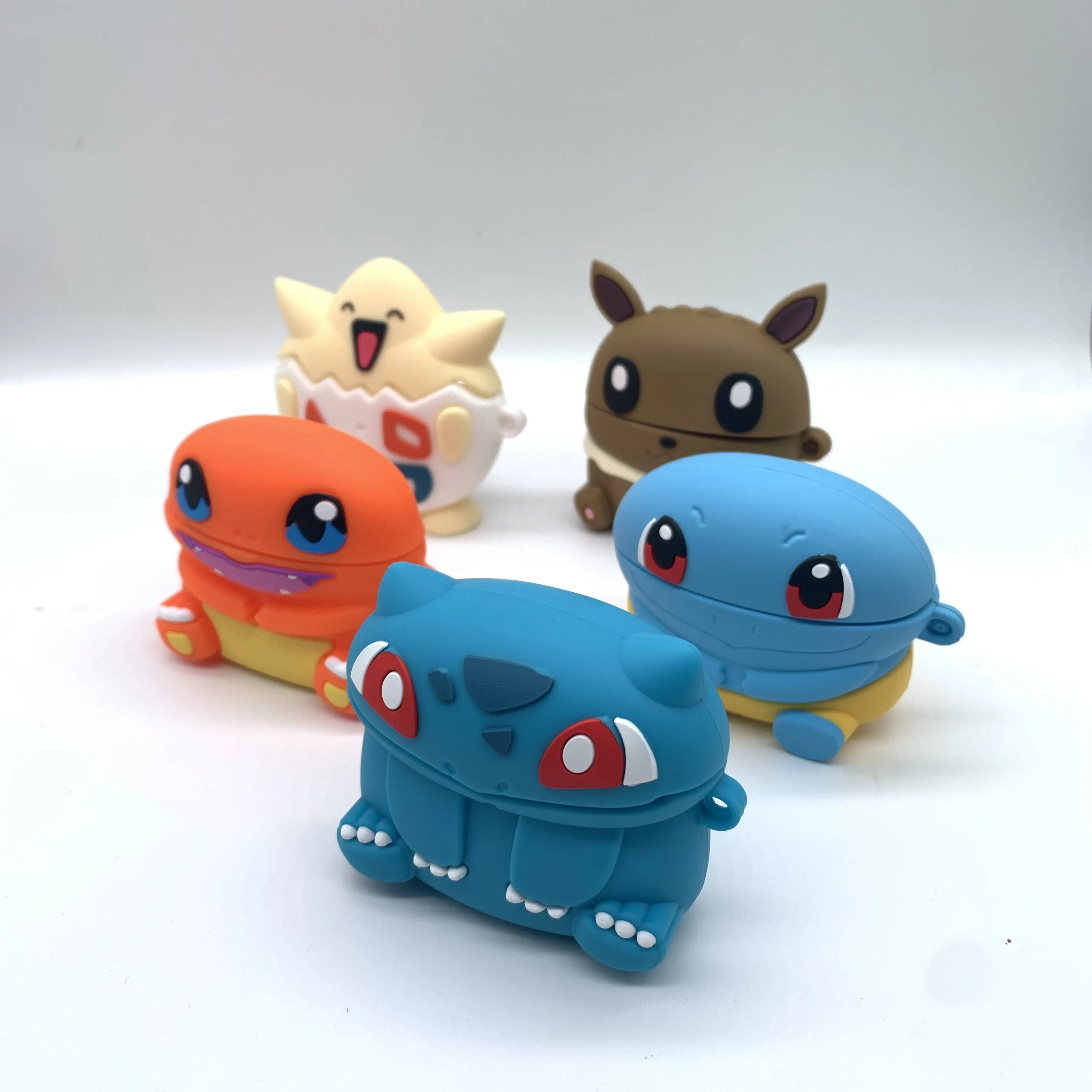 

Protective Case for Apple AirPods 3 2021 Cute 3D Japanese Cartoon Anime Figure Evee Cover For Airpod 3