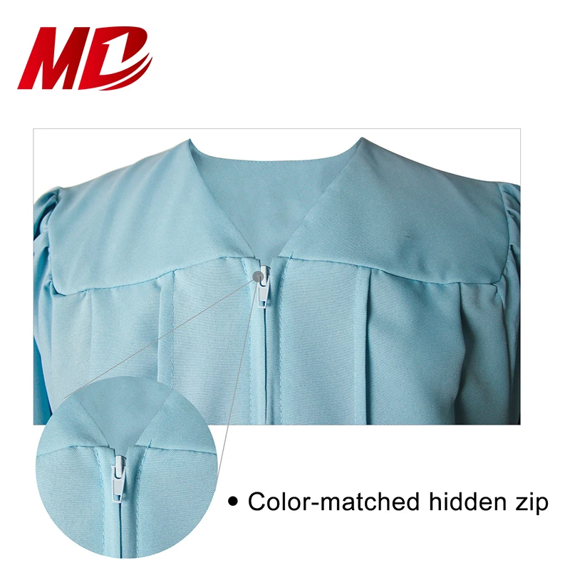 
Economy Bachelor Graduation Cap and Gown Matte Sky Blue 