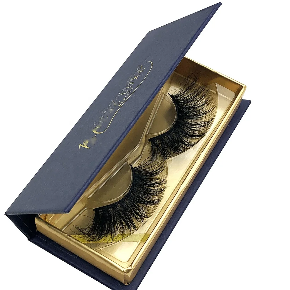

premium 3d mink lashes faux mink eyelashes and custom packaging, Natural black