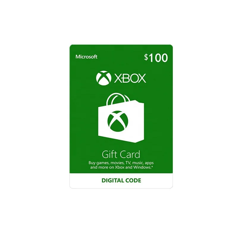 100 xbox gift card