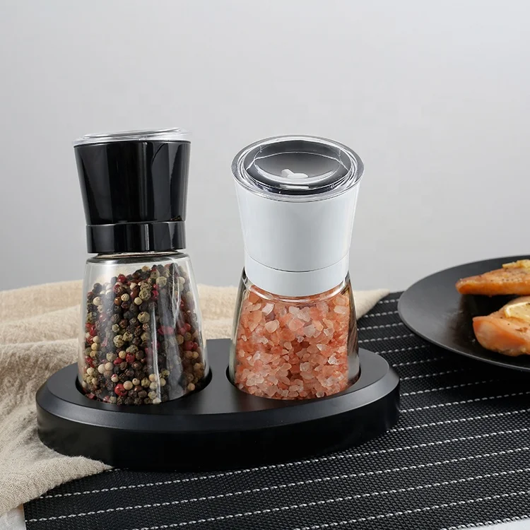 

stainless steel salt and pepper grinder set of 2 spice mill pepper grinder set salt and pepper mill ceramic grinder