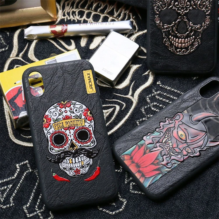 

Case For Iphone 13 Shockproof Protective Smart Phone Cover 3d Floral Embroidered Embroidery Real Leather Mobile Phone Case