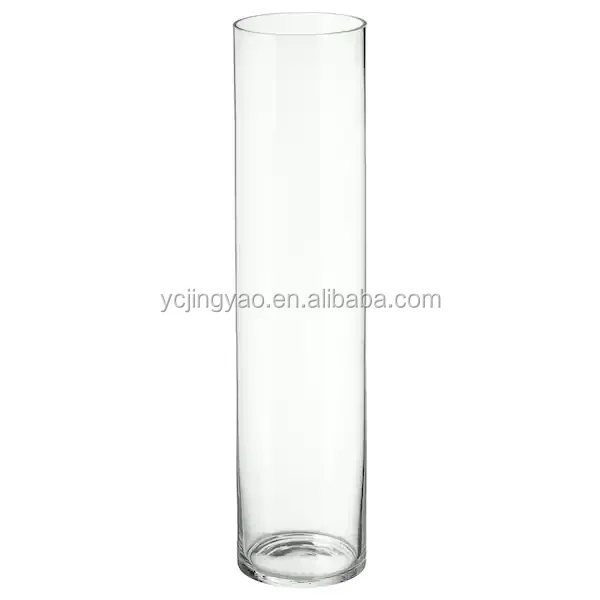 

500mm Tall Tube Large Round Clear Pyrex Clear Tall Cylinder Glass Flower Vase