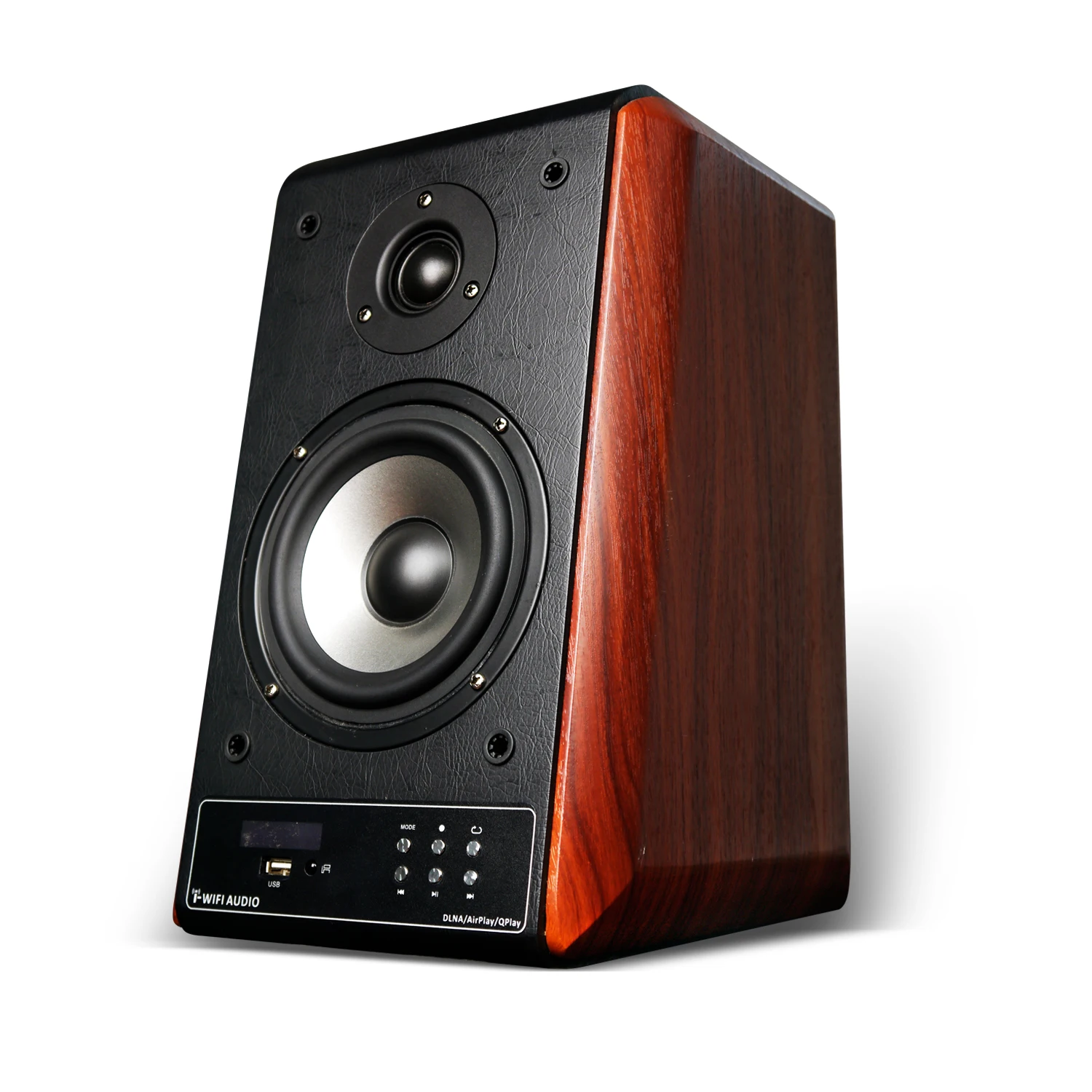 

X6 5" Bookshelf Speaker App/Wi-Fi / Blue tooth control , with 4 Stream and Muzo,Supported sound quality annalysis