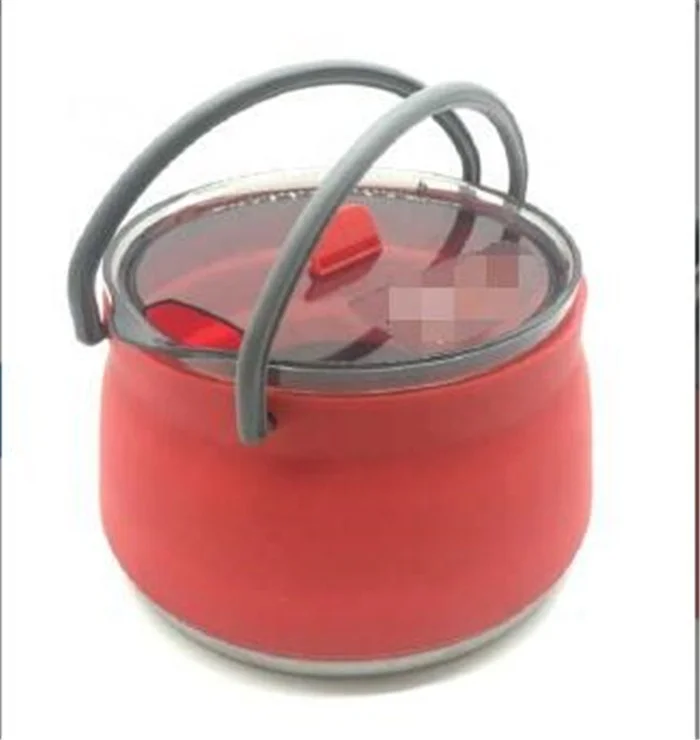 

1L Kitchen Ware Stainless Steel Cooking Pots For Cooking, Red, green