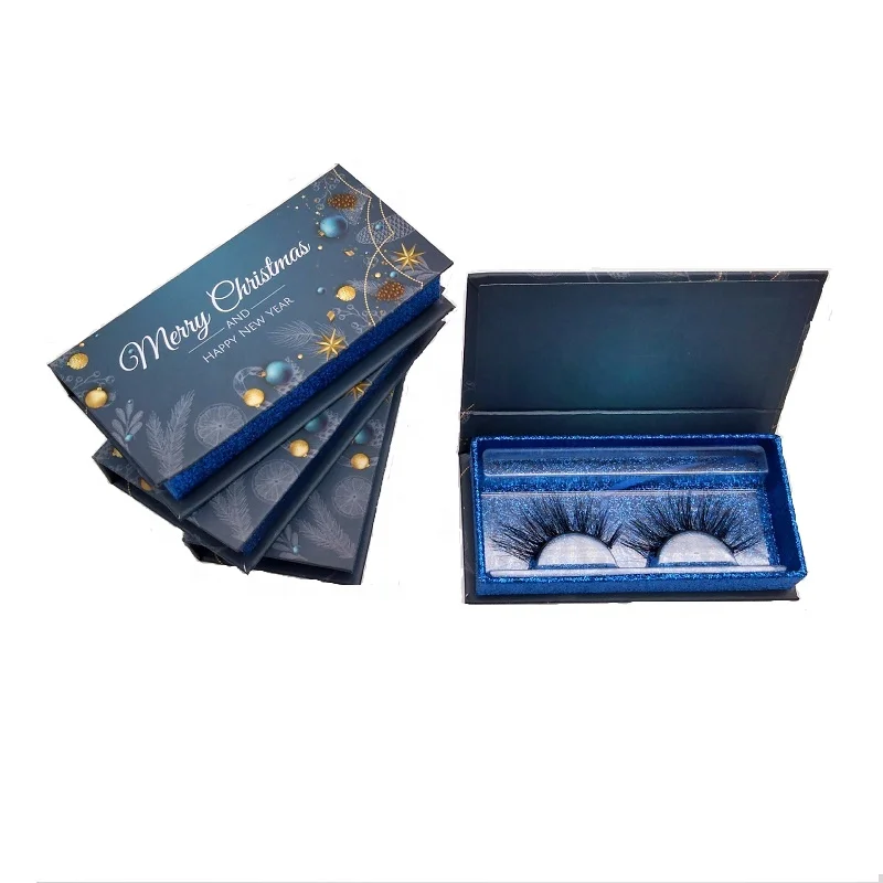 

Natural Cruelty Free Vendor 3D 22mm Synthetic False Eyelashes With Package Box, Natural black