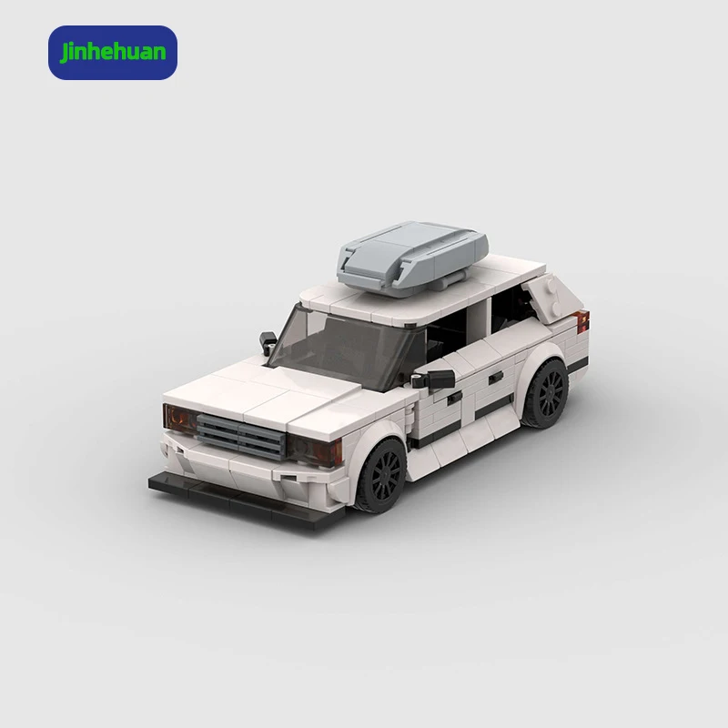 Wholesale Blocks Building White Sport Car Toy for Adult Mini Moc Bricks Model Suv Car Building Block Sets