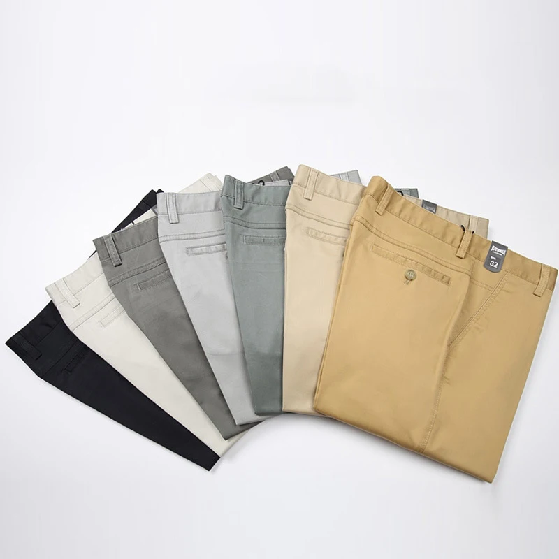 

long trousers straight leg low smart side pocket dress pant suits khaki flared pencil jeans trousers for men