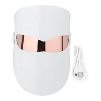 

3 Colors Electric Led Facial Mask usb Face Machine Light Neck Beauty Photon Therapy