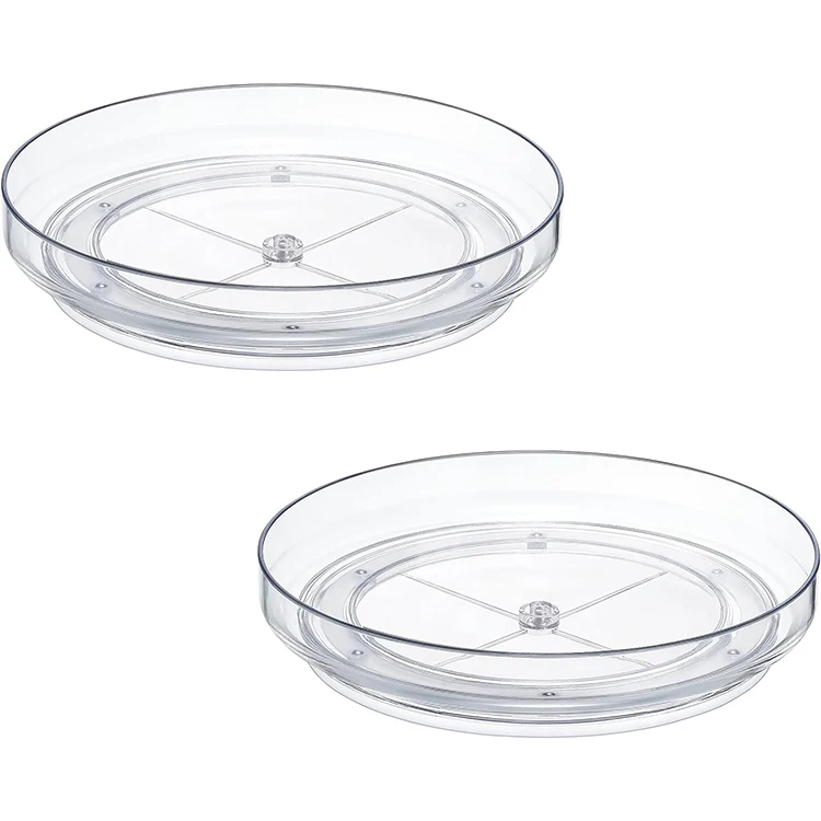 Rotating Lazy Susan Organizers Turntable Spice Rack for Kitchen Cabinet Fridge Bathroom  Vanity Countertop Makeup Organizing