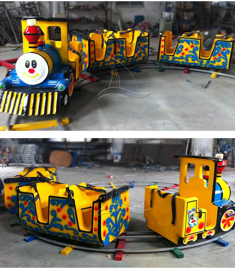 Colorful Kids Electric Thomas Small Train Track Amusement Park Train