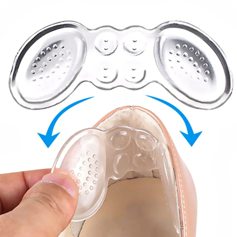 

Heel Cushion Heel Grips Nonslip Self-Adhesive Silicone Shoe Liners for Preventing Foot Blister and Pain