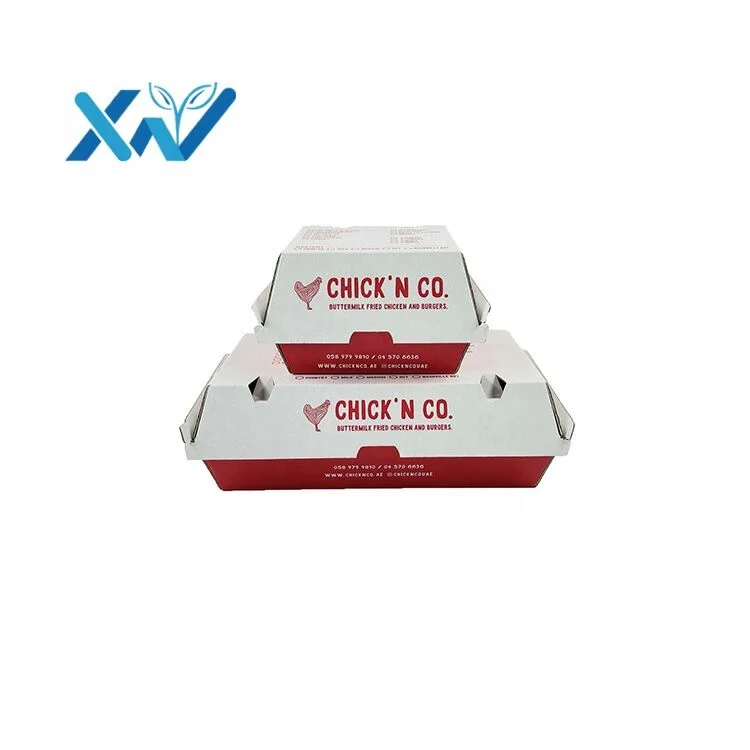 

Take away food boxes french fries fried chicken nuggets carton paper food packaging box