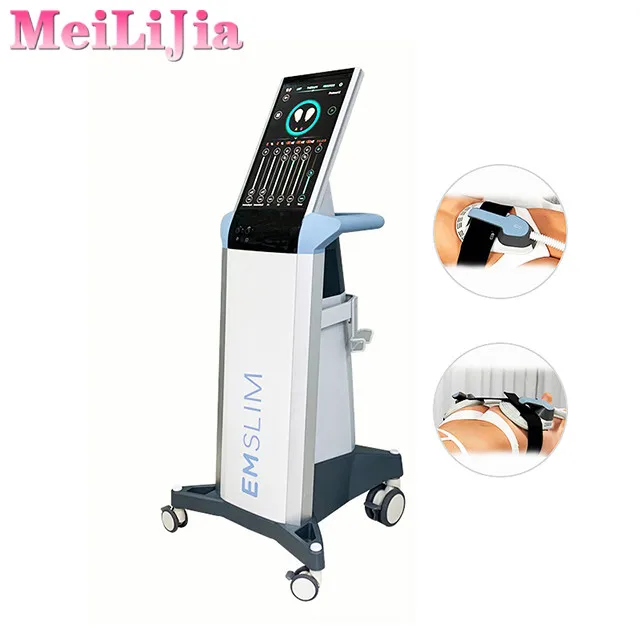 

2021 Hot sale emslim beauty Emslim muscle stimulator sculpt machine/ Sculpt electromagnetic sculpt machine price, White + light blue