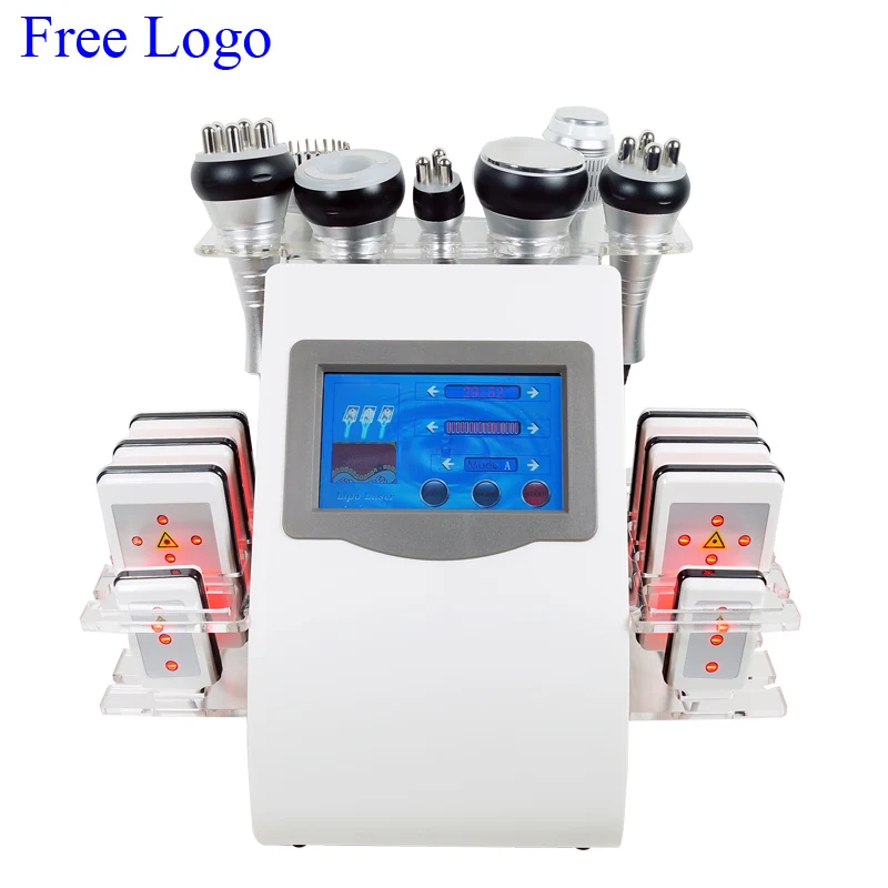 

9 in 1 Body 40K Cavitation Ultrasonic Face RF Radio Frequency Equipment Vacuum Lipo Weight Loss System Laser Slimming Machine