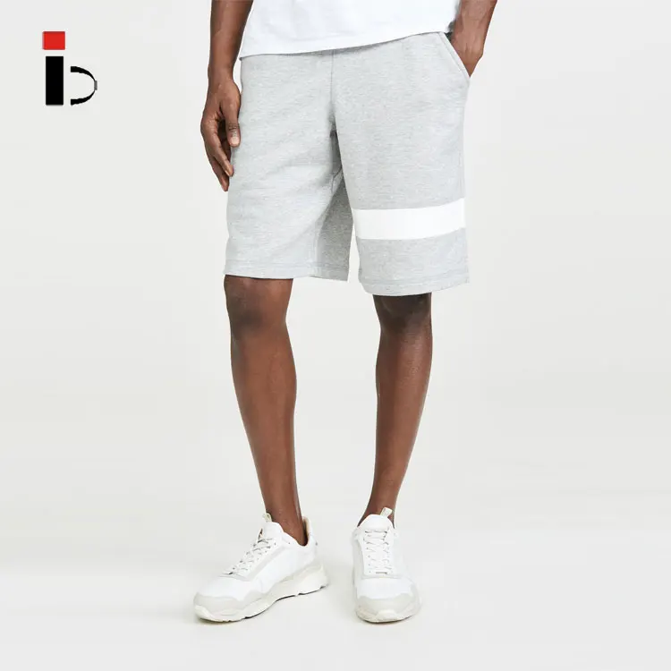 

Wholesale mid waist loose quick dry breathable pocket yoga shorts mens, Heather grey,heather red,heather black etc