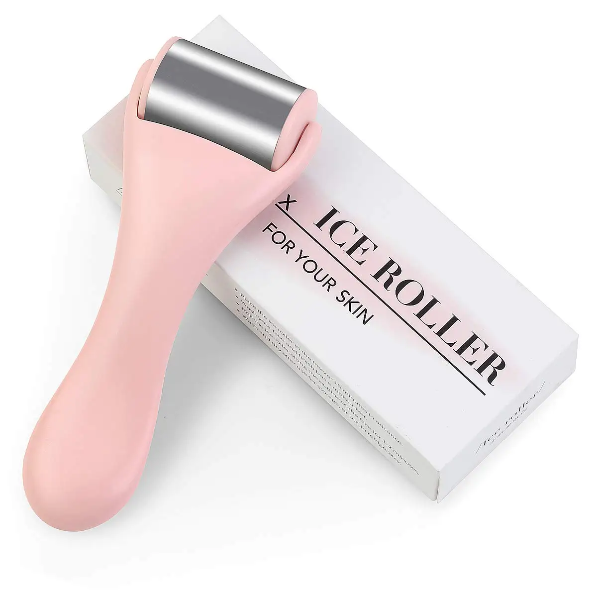 

Portable Skin Tightening Beauty Tool ice roller for Face and Eye (Pink Handle), Pink,blue,green,white