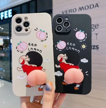 

Cute Crayon Shin Chan Cartoons Brand Mobile Designer Phone Case For IPhone 11 12 Pro Max Silicone Cute Phone Cases