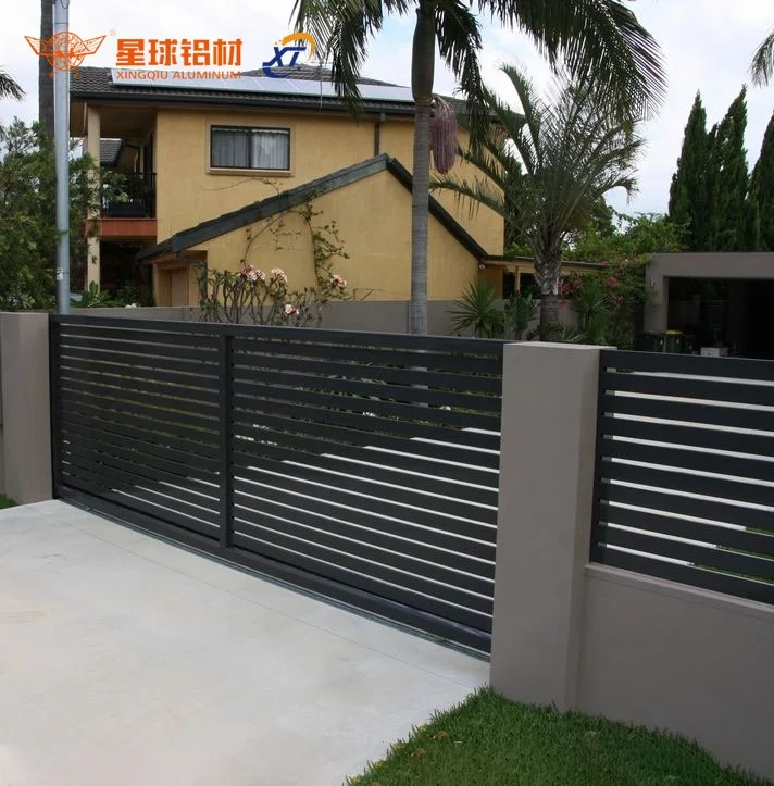 

Customized home fence aluminium profile post composite wood waterproof UV resistant outdoor garden wood fencing panels, Optional